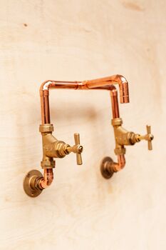 Industrial Copper Faucet – Wall Mounted, 4 of 4