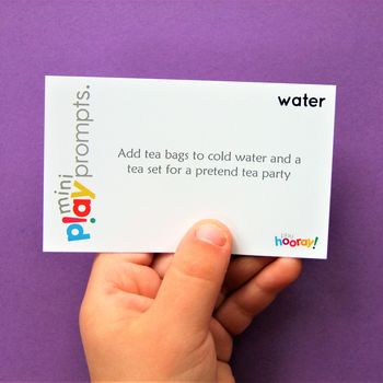 Water Play Prompts, 3 of 5