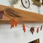 Autumn Leather Leaf Garland, thumbnail 1 of 7