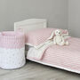 Floral Stripe Duvet Cover And Pillowcase Set Two Sizes, thumbnail 9 of 12