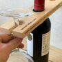 Personalised Wooden Wine Glass Server, thumbnail 1 of 8