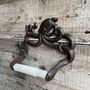 Ozzy Octopus Wall Mounted Cast Iron Loo Roll Holder, thumbnail 6 of 7