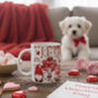 Cute Gnome Heart Valentine's Mug, thumbnail 2 of 6