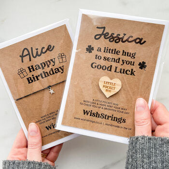 Personalised Name Pocket Hug – Thank You Keepsake, 4 of 7