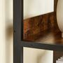 Four Tier Bookcase Ladder Shelf Display Storage Rack, thumbnail 6 of 7