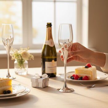 50th Birthday Champagne Flute – Elegant Gift In Presentation Box, 6 of 7