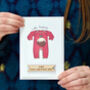 Personalised First Christmas Pudding Card, thumbnail 1 of 2