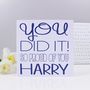 Personalised 'You Did It' Result Or Achievement Card, thumbnail 4 of 8