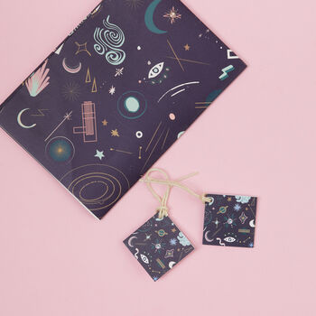 Cosmos Gift Wrap Set, 3 of 4