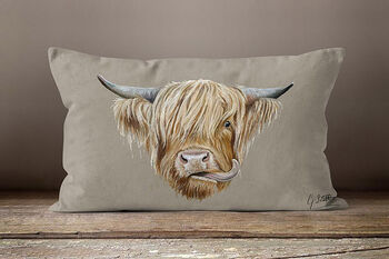 Highland Cow Cushion, 2 of 2