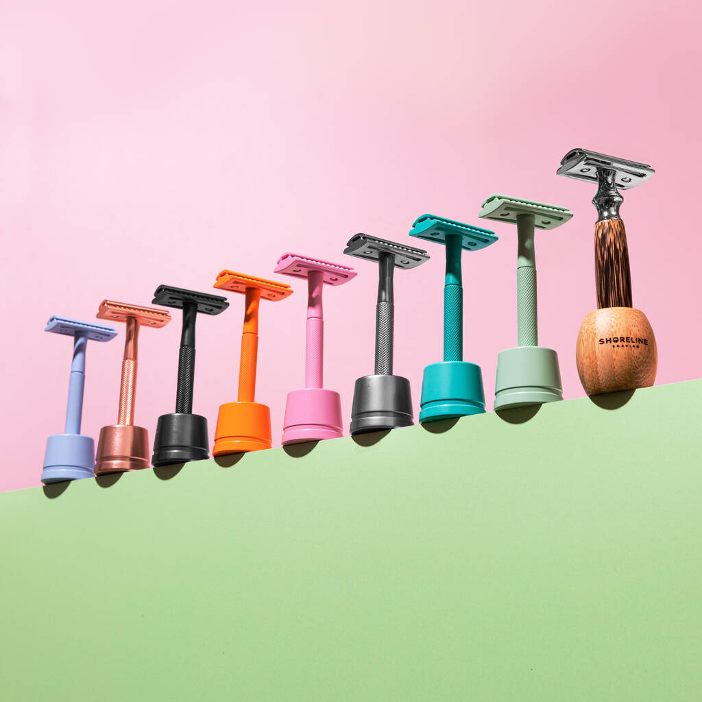 Safety Razor Stands With Matching Colours, 1 of 12