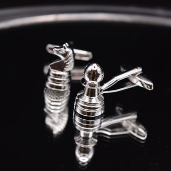 Chess Cufflinks Player Game Wedding Shirt Suit Gift, 2 of 4