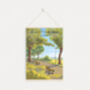 Gladstone Park London Travel Poster Art Print, thumbnail 6 of 8