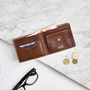 Personalised Leather Wallet With Coin Section, thumbnail 4 of 9