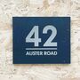 Personalised Smooth Slate House Sign, thumbnail 2 of 5