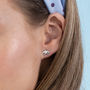 Sterling Silver Elephant Stud Earrings, thumbnail 3 of 8