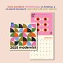2025 Calendar | Modernist | Sunday Start, thumbnail 10 of 10