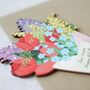 Personalised Wooden Card, Spring Flowers, thumbnail 2 of 6