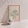 Just Married Personalised Wedding Gift Print, thumbnail 3 of 4