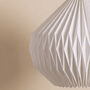 Snowdrop Origami Lampshade, thumbnail 2 of 5