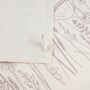 Organic Tea Towel | Flowers, thumbnail 2 of 3