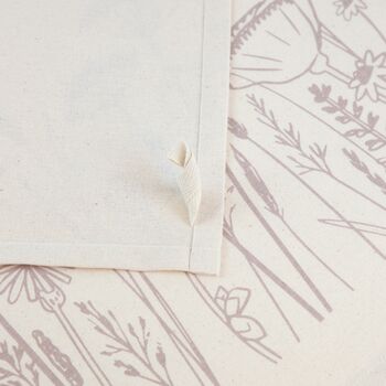 Organic Tea Towel | Flowers, 2 of 3
