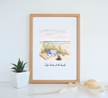 Life's Better At The Beach Print, 3 of 3