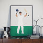 Alastair Cook England Cricket Poster Print, thumbnail 1 of 4