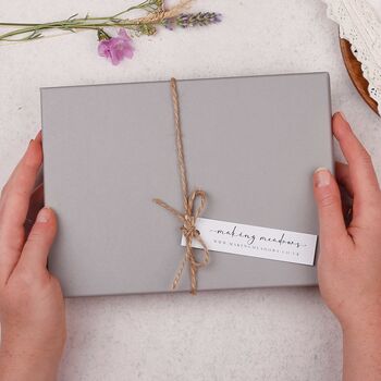 A5 Personalised Letter Writing Paper With Floral Reeds, 4 of 4