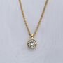 Handmade 18ct Gold Diamond Or Moissanite Necklace, thumbnail 1 of 3
