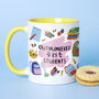 Outnumbered By Students Wrap Mug, thumbnail 3 of 8