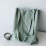 Linen Pastel Tote Bag, School Bag, thumbnail 3 of 11