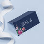Adela Navy And Pink Floral Wedding Table Plan, thumbnail 2 of 3