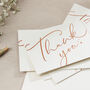 Calligraphy Thank You Cards, thumbnail 4 of 5