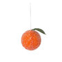 Christmas Spun Cotton Orange Fruit Decoration, 6cm, thumbnail 2 of 2