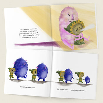 Personalised Childrens Grief Bereavement Loss Book, 9 of 12