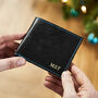 Personalised Leather Card Wallet With Contrast Stitch, thumbnail 4 of 12