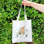 Dog And Butterfly Tote Bag | Cocker Spaniel, thumbnail 7 of 9