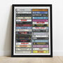 42nd Birthday Personalised Print, 1982 Music, 42nd Gift, thumbnail 3 of 9