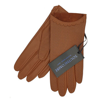 Peggy. Women's Unlined Leather Driving Gloves, 7 of 11