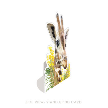 Giraffe 3D Card Lola Design X Zsl, 2 of 2