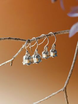 Sterling Silver Lilly Of The Valley Earrings, 4 of 7