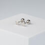 Sterling Silver Dainty Star Screw Back Stud Earrings, thumbnail 4 of 6