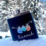 Personalised Ski Lift Hip Flask, thumbnail 1 of 4