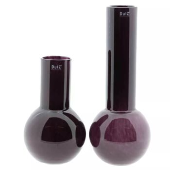 Meryna Flowervase Plum Glass By Dut Z, 6 of 6
