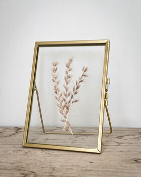 Gold Antique Pressed Flower Frame: Natural Maize Small, 4 of 6