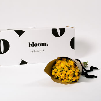 Lemon Zest Yellow Spray Rose Bouquet, 2 of 3