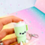 Tumbler Clicker Fidget Keychain With Articulated Legs, thumbnail 1 of 8
