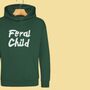 'Feral Child' Kids Hoodie Jumper, thumbnail 3 of 10