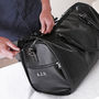 Personalised Classic Faux Leather Garment Weekender Bag, thumbnail 3 of 10